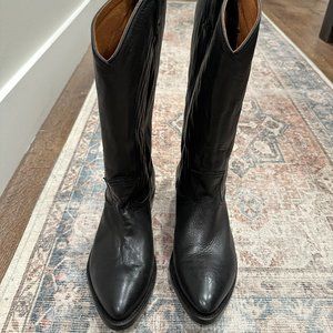 FRYE WOMEN'S BILLY PULL ON BLACK BOOT | SIZE: 10M